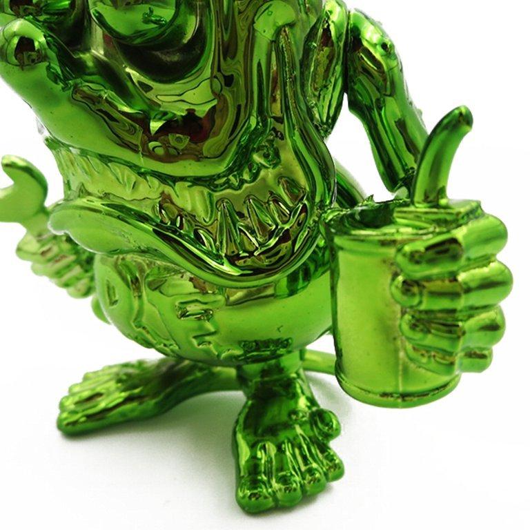 RAT FINK 人気緑色フィギュア RAT FINK（ラットフィンク） POPフィギュア メタリックグリーン 車