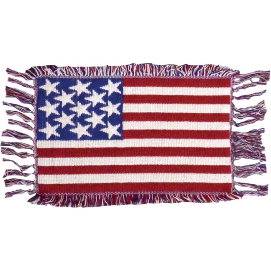 567円 お買得 Usa フラッグ 星条旗 ジャガードノーマルマットcotton 100 アメリカ国旗 アメリカ アメリカン雑貨 アメリカ雑貨 アメ雑