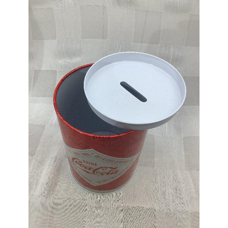 コカコーラ COKE ティン ラウンド コインバンク （C）コーラ雑貨 アメリカン雑貨｜champ002｜03
