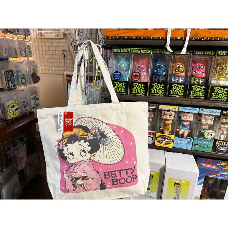 ベティーちゃん ベティブープ（桜） 和柄トートバッグ 浮世絵ベティ