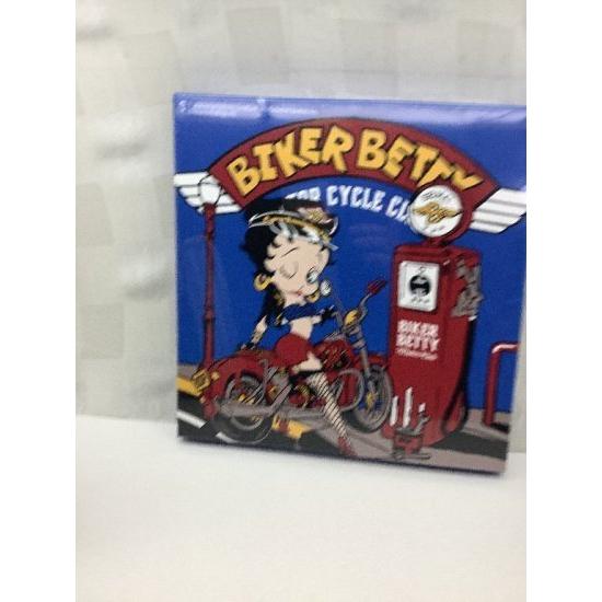 ベティちゃん　ベティブープBetty Boop　キャンバスウォールアートBETTY-BIKER LED Canvas Light BOX｜champ002