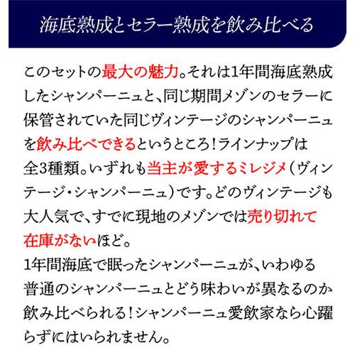 ドヤール マエ ミロワール ダルジャンソール 2012 海底熟成 入り 2本 セット 木箱 750ml シャンパン シャンパーニュ 虎_8