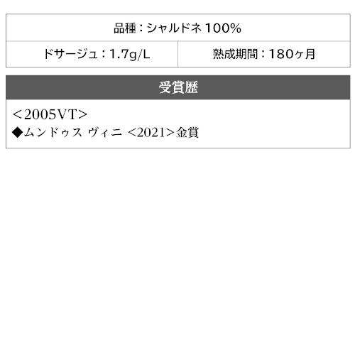 シャンパーニュ テルモン ブラン ド ブラン ヴィノテーク 2005 750ml ヴァレ ド ラ マルヌ ダムリー サステナブル シャンパン 辛口 虎 ブラン ヴァレ