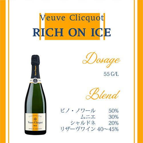 シャンパーニュ ヴーヴ クリコ リッチ オン アイス 750ml 正規品 NM