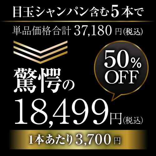 シャンパンセット ドンペリニヨン が当たる！辛口シャンパン5本セット 65弾 750ml 当たり入セット シャンパン 送料無料 浜運A 1本/3,700円の画像