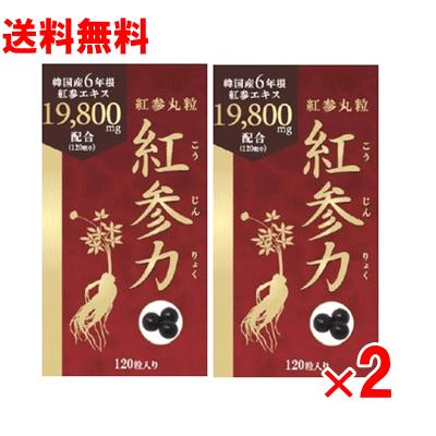 紅参 サプリメント 120粒 2箱セット