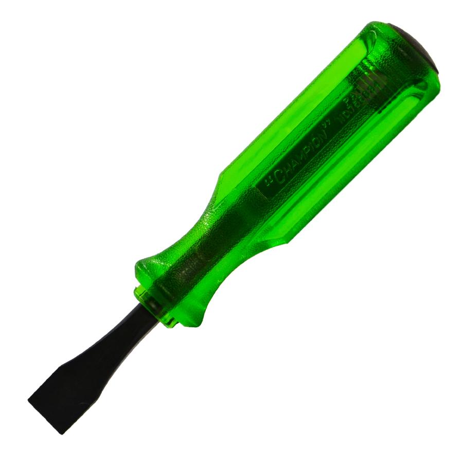 チャンピオン・ドライバー ・ヌヴォラーリ タガネドライバー -15×50 マイナス 貫通タイプ 座金付 グリップ付 柄付