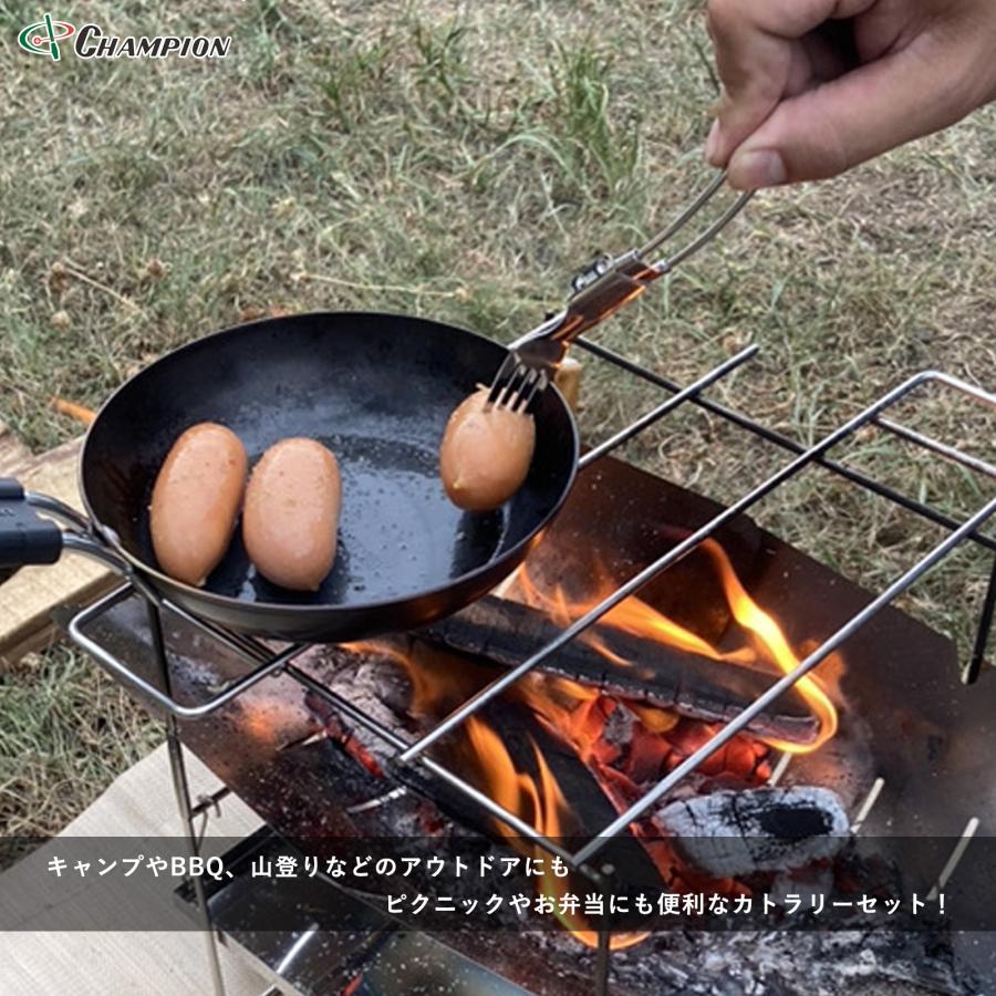 折りたたみ カトラリーセット 5点セット 収納袋付き 箸 ナイフ