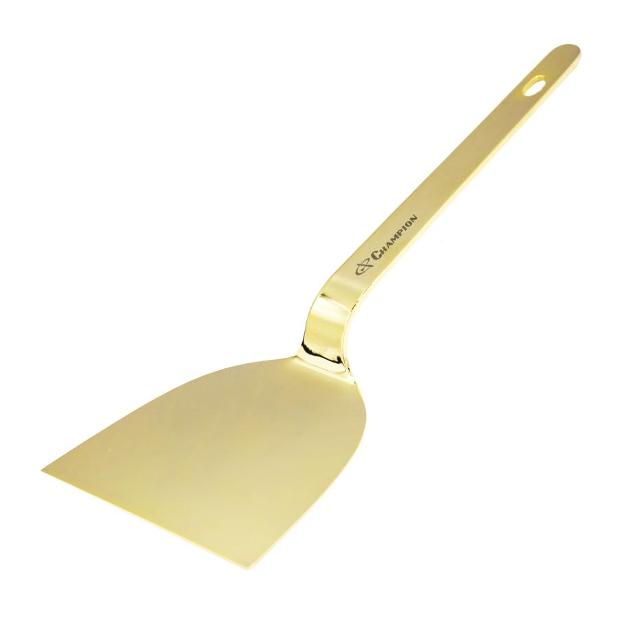 起こし金 ゴールド 大 120mm ステンレス 24金加工 お好み焼き もんじゃ