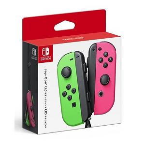 【新品】NSW部品 Joy-Con(L)ネオングリーン/(R)ネオンピンク