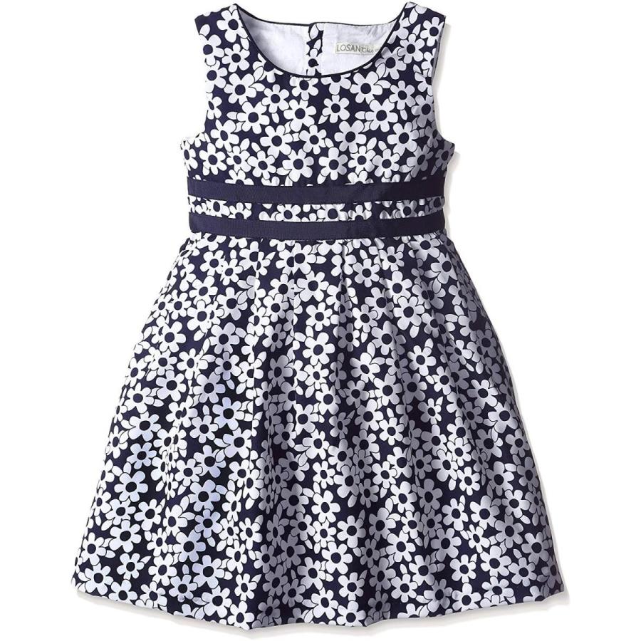 ロサン ワンピース 616 7743ad ガールズ ネイビーxホワイト Eu 2 日本サイズ90 相当 Apaproduction Fr