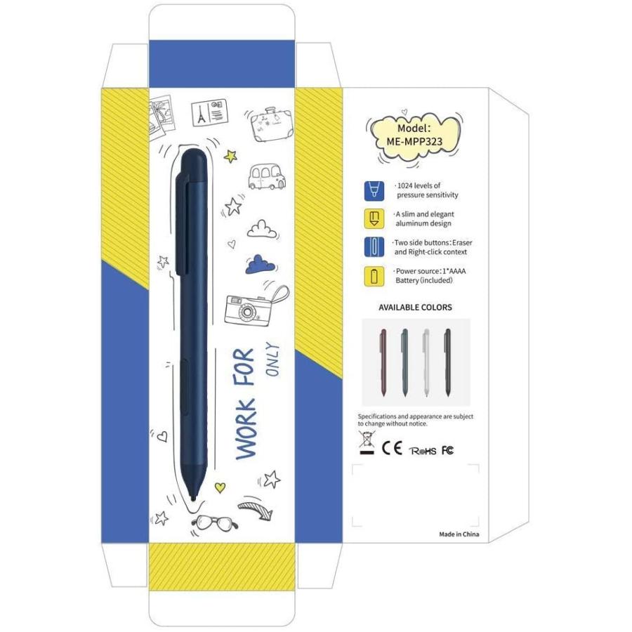 Surface Go ペン アクティブスタイラス Surface Go 対応機器専用 筆圧感知1024レベル 8estudios Com