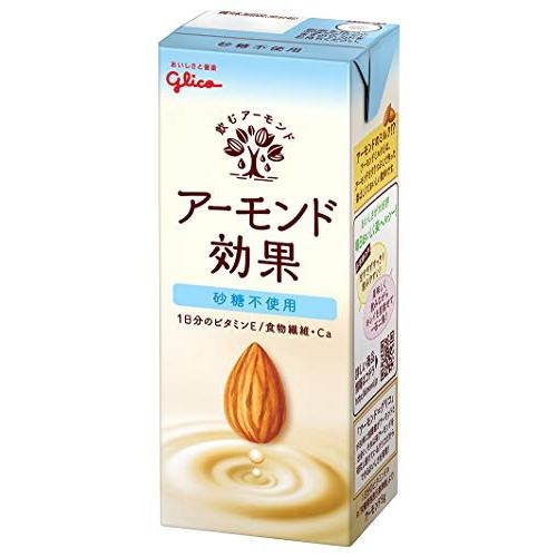 高知インター店 グリコ アーモンド効果 砂糖不使用 アーモンドミルク 0ml 24本 常温保存可能 コンビニ受取対応商品 Www Aqtsolutions Com