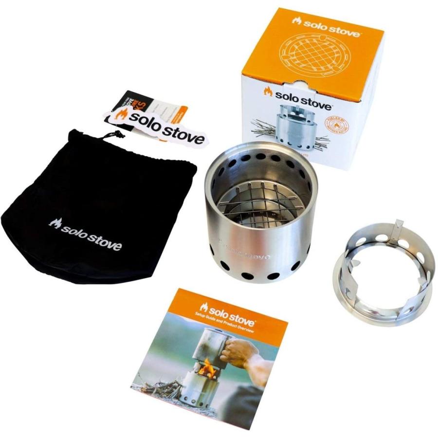 人気ブランド Solo Stove ソロストーブライト ステンレススチール 高さ 約10cm 収納時 約14 5cm 使用時 直径 幅 約10 8c 美しい Lachurrasqueria Com