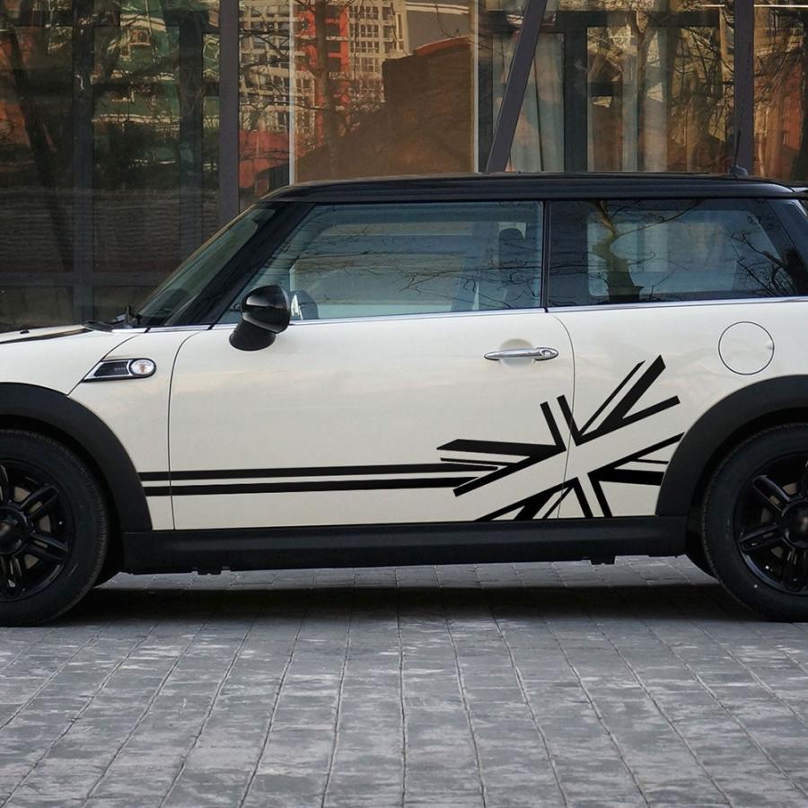 ステッカー デカール ユニオン ジャック旗 サイド ストライプ ボディ Bmw ミニクーパー R50 R53 F55 F56 R52 R5 ホワイト カーアクセサリー 10 528 チャンムーオンラインストア 通販 Yahoo ショッピング