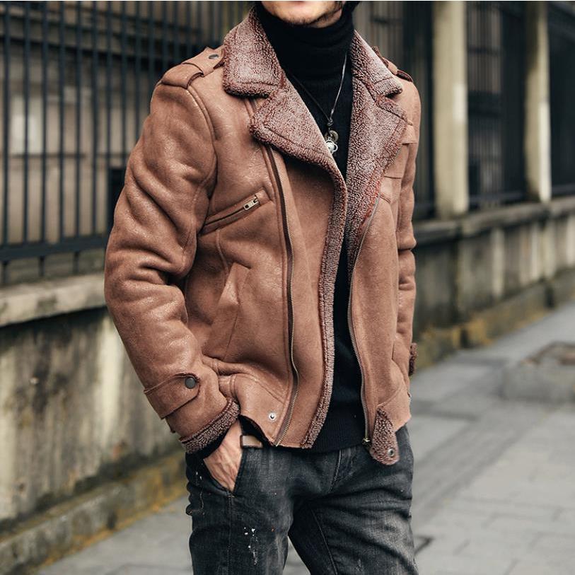 流行に 革ジャン レザージャケット スエードラムファー オートバイレザー メンズ ショート 超人気の Mdtu Nw Gov Lk