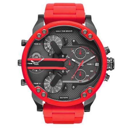 腕時計 男性 メンズ ビック腕時計 アウトドア スポーツ カレンダー クォーツ式 赤ベルト M チャンムーオンラインストア 通販 Yahoo ショッピング
