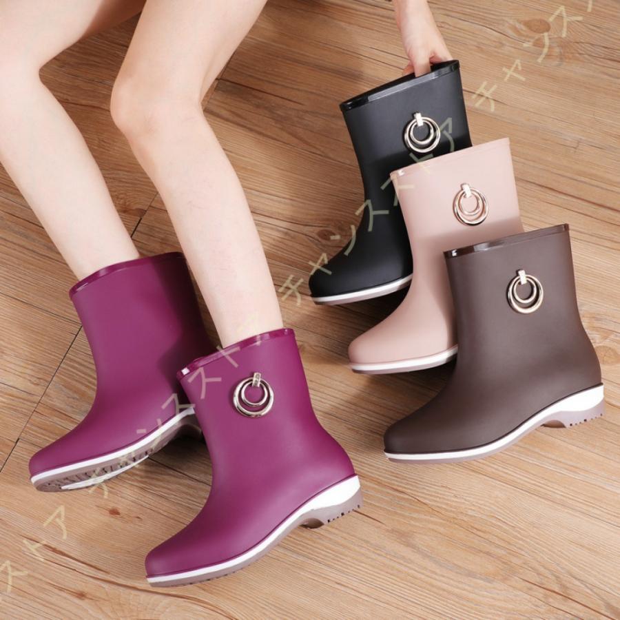 1160円 特価品コーナー 防水ブーツ レインブーツ レディース 美脚 晴雨兼用 おしゃれ ファッション 綺麗 可愛い レインシューズ 撥水 通勤 通学 花見 ショート丈 滑り止め 雨靴 雨具