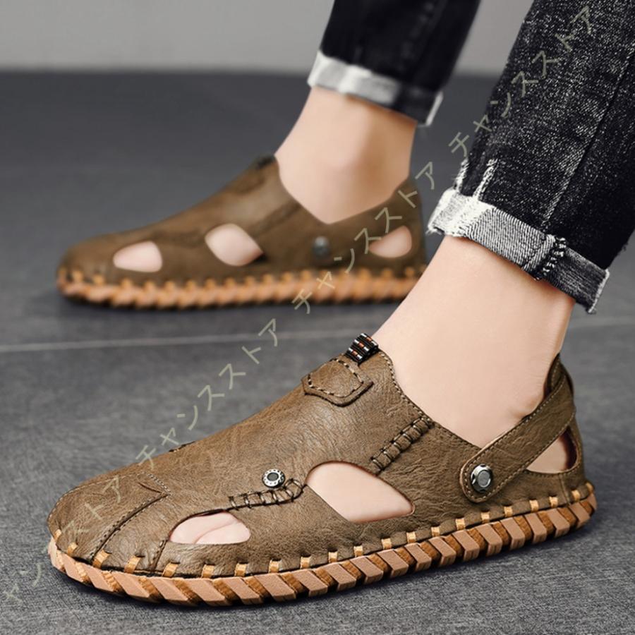 かこいいサンダル メンズ ルーム シューズ 防滑 ライブ つま先保護 スリッポン レザー 本革 通勤 会社 就活 普段履き 散歩 滑り止め 疲れない 耐久 水陸両用 サボ クロッグ サイズ 26 5cm Www Van Extras Co Uk