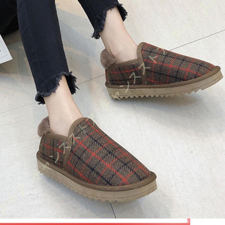 スノーブーツ スノーシューズ レディース アウトドア ブーツ キッズ ミドルブーツ 3cmヒール 外側ファー付き スリッポン スエード ラウンドトゥ 防水 防滑 国内外の人気