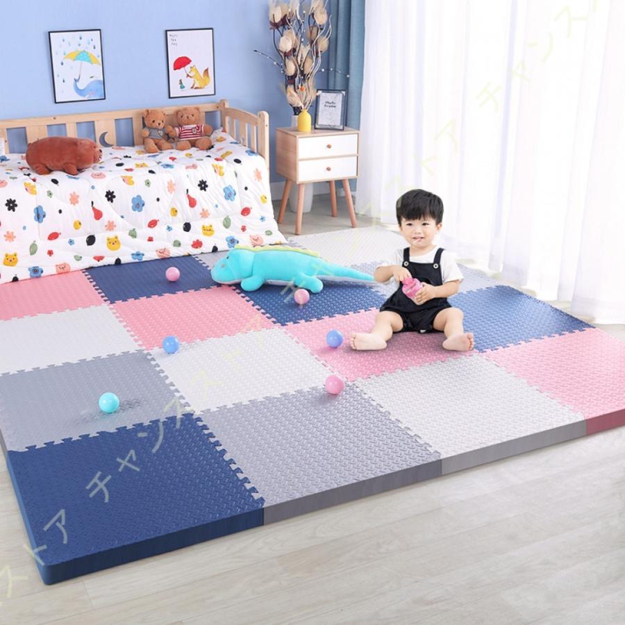 ファッションデザイナー ジョイント マット サイドパーツ付 大判 Pe カラー 3色セット ペットマット 床保護マット 負担軽減 おしゃれ 北欧風 インテリア パズルマット 敷物 かわいい Cisama Sc Gov Br