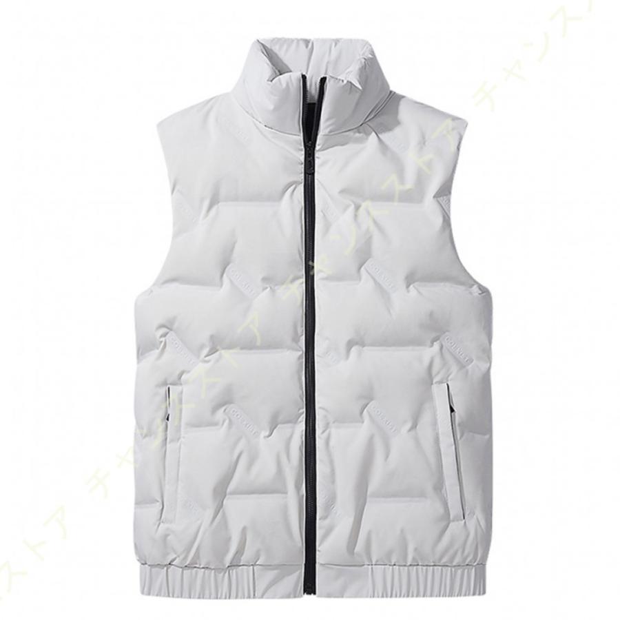 ダウンベスト メンズ 3色展開 M 7xl インナーダウン ウルトラライトダウン ジャケット ベスト 中綿ベスト 冬 春 無地 秋 立ち襟 軽量 防寒 58 Off 中綿ベスト