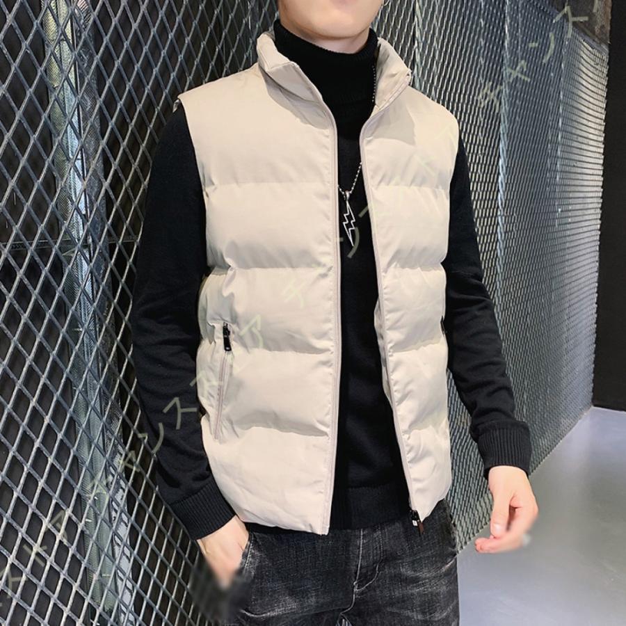 中綿ベスト メンズ ダウンベスト レディース 防寒ベスト 防寒着 ジャケット アウター 冬 おしゃれ 大きいサイズ 暖房 軽量 暖かい 立ち襟 防風 シンプル 28yhvtqoqb Iuu Org Tr