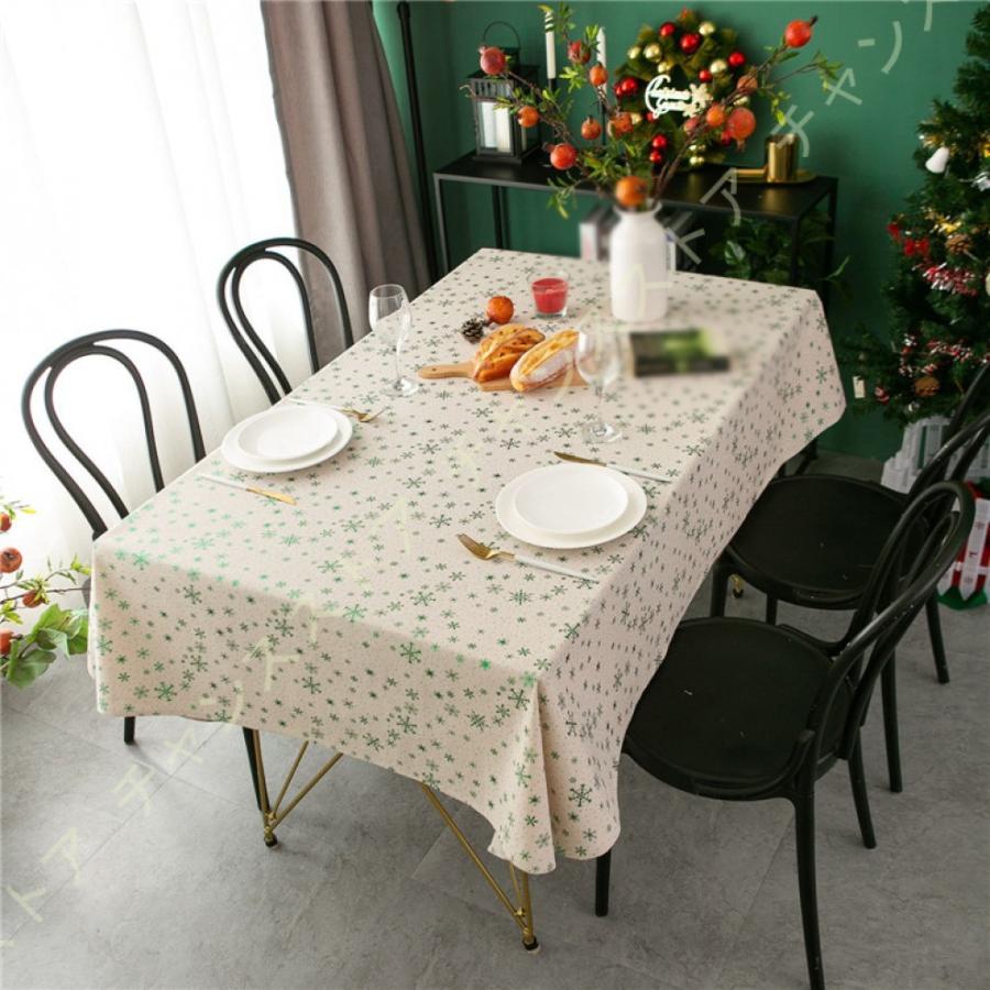 魅力的な テーブルクロス 撥水 リネン テーブルカバー 洗える おしゃれ 田園風 汚れにくい 北欧 長机 長方形 正方形 クリスマス 机 お手入れ簡単 ポリエステル 人気ブランドを Moinmoin Socialmedia De