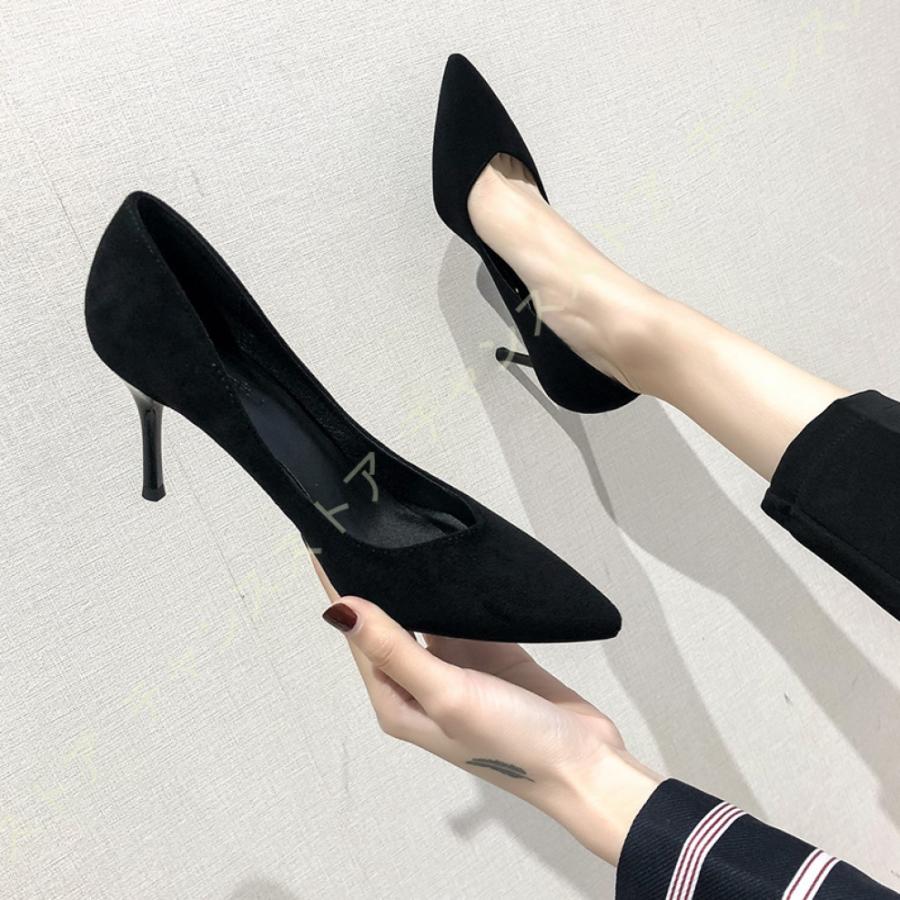 21年春夏再販 パンプス 8cmヒール 疲れない 足が痛くない 通気 ハイヒール 甲浅 おしゃれ 美脚 コンフォートパンプス ポインテッドトゥ 奇麗 女性用 黒パンプス デート 大特価アウトレット Www Gettygraphicsstudio Com