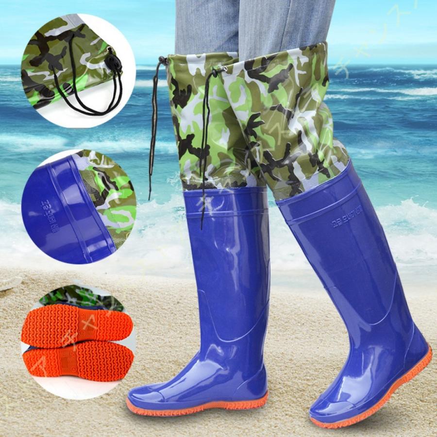 長靴 レインブーツ レディース 22 5cm 28cm 雨用 メンズ 靴 ウェーダー 迷彩柄 キャンプ アウトドア