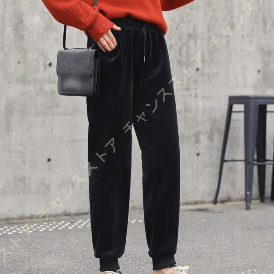 スウェットパンツ 裏起毛パンツ レディース 黒 ジョガーパンツ 裏ボア 防寒 ロングパンツ ウエストゴム 冬 ルームウエア ゆったり ジャージ 下 通勤 通学 小物などお買い得な福袋