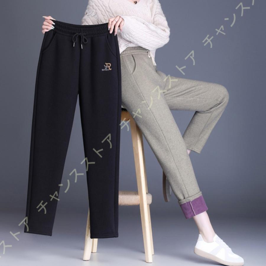 中綿パンツ スウェットパンツ レディース 軽量 スポーツウェア ロングパンツ 中綿入り 調整の紐 ハイウエスト ウエストゴム 防寒 防風 暖パン 防寒 パンツ 開催中
