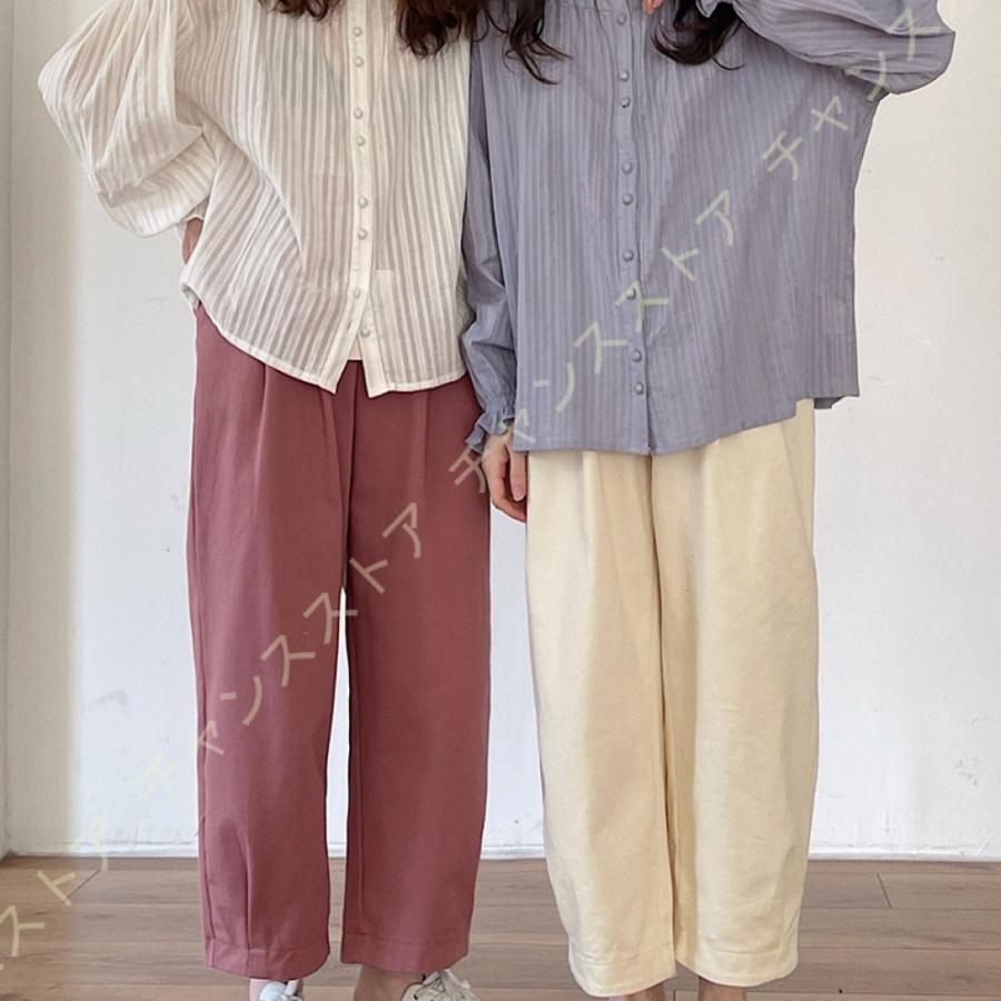 ワイドパンツ レディース サルエルパンツ 九分丈 ポケット付き シンプル 無地 ハイウエスト ユニセックス フリーサイズ ガウチョパンツ ゆったり 和風 ワイド ディズニープリンセスのベビーグッズも大集合