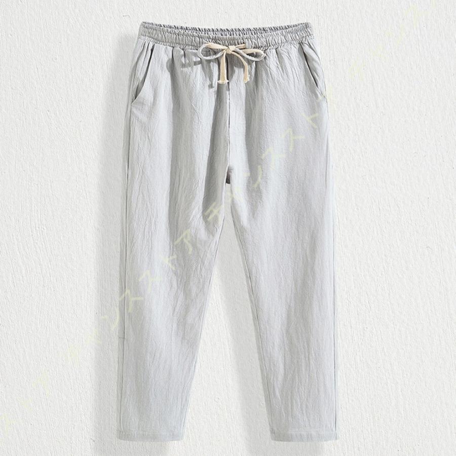 サルエルパンツ メンズ ワイドパンツ 九分丈 カジュアル ガウチョパンツ ストライプ柄 春 夏 秋 アラジンパンツ ゆったり ヒップホップ 7分丈 ダンス 紐付き