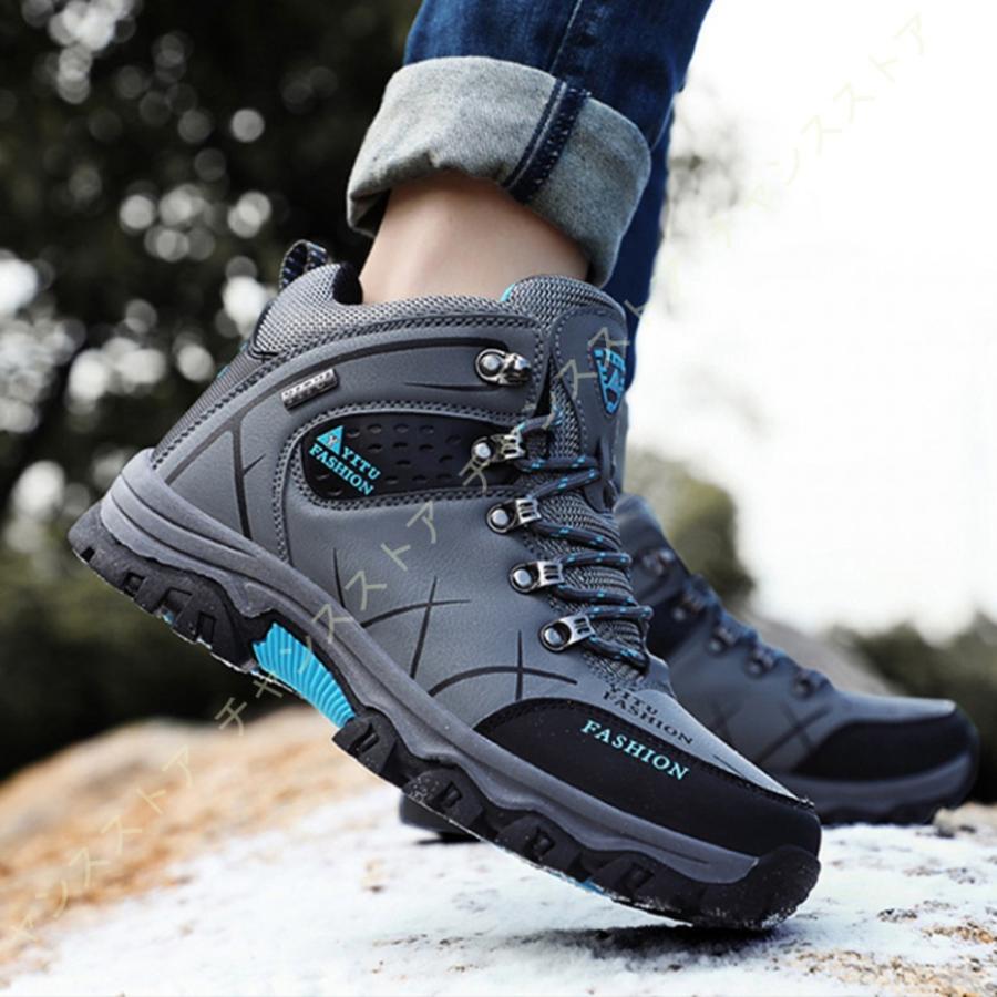 大きいサイズ ブーツ メンズ バイク アウトドア 冬用 スノーブーツ 防水 防寒 滑らない スノーシューズ 冬靴 防寒靴 ショートブーツ 雪対応 レビューを書けば送料当店負担