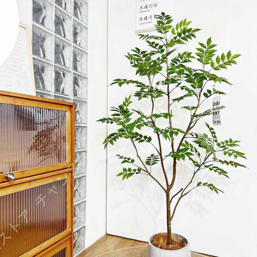 人工観葉植物フェイクグリーン 大型 目隠し 常緑樹 人工樹木 造花 リアル 人工観葉樹 フェイク グリーン インテリア おしゃれ 枯れない 大きめ 鉢植え 植木 枯れない プラスチック