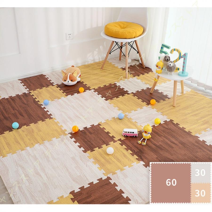 1518円 安価 ジョイントマット 大判 極厚 厚手 Eva 厚さ 12mm 10mm 60cm 30cm 六畳 カラー 北欧 おしゃれ かわいい カラフル フロアマット 子供 ベビー 赤ちゃん