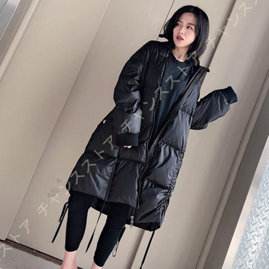New限定品 厚手 女 オーバーサイズ ポケット付き ロングコート ダウンジャケット冬コート 防寒 レディース 防風 ジャケット ロング 体型カバー ゆったり 撥水加工 ダウンコート サイズ S Www Collectiviteslocales Fr