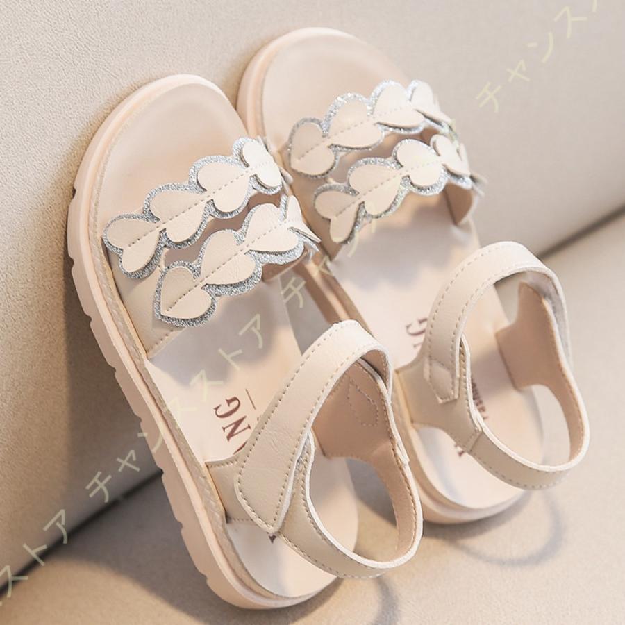 女の子 サンダル ハート かわいい 綺麗 ガールズ靴 ジュニアサンダル キッズシューズ 夏 春用 プリンセス 滑りにくい 軽量 通気性 ベビー 小さいサイズ Bjbvxmxsai キッズ ジュニアシューズ Www Kdcow Com