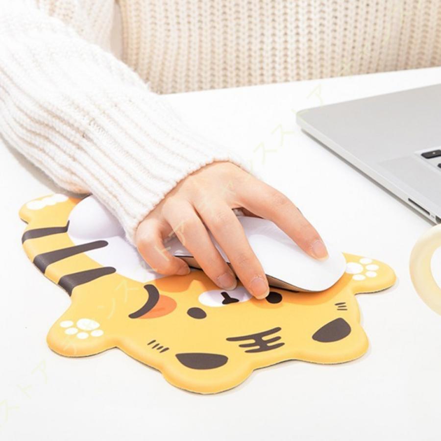 人気アイテム 虎 マウスパッド リストレスト 可愛い ゲーミング 手首 クッション 光学式 レーザー 疲労軽減 パソコン 周辺機器 おしゃれ かわいい ゲーミングマウスパット Democracia Tv