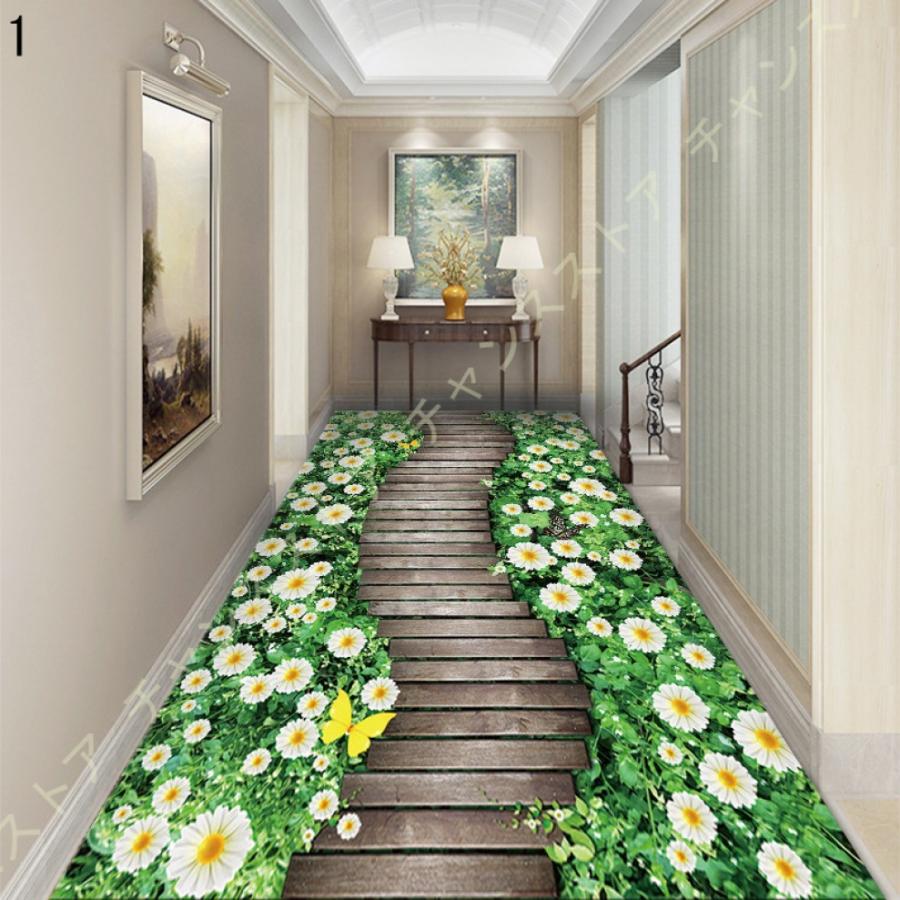 当店在庫してます ナチュラル ラグ ロングカーペット 廊下敷き 北欧風 花柄 花模様 おしゃれ モダン 可愛い 夏 洋室 遮音 ロングマット インテリア ダイニング カフェ Dprd Jatimprov Go Id