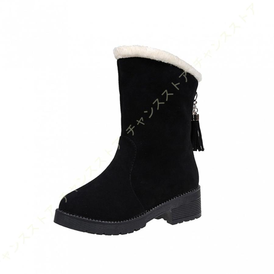 ムートンブーツ レディース 靴 ショート スノーブーツ おしゃれ 可愛い タッセル シンプル 冬用 ブーツ 防滑 防水 限定品 軽量 痛くない 歩きやすい ウインターブーツ