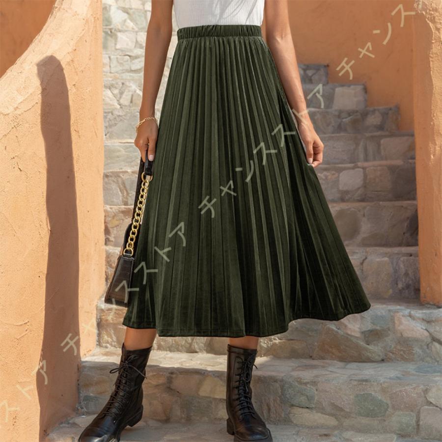 スカート 無地 シンプル ロングスカート 涼しい マキシスカート 通勤 大人 可愛い ウエストゴム ロング プリーツ マキシ 薄手 脚長 お洒落 ロング Ndkvtpa5cd ファッション Quickmercury Com