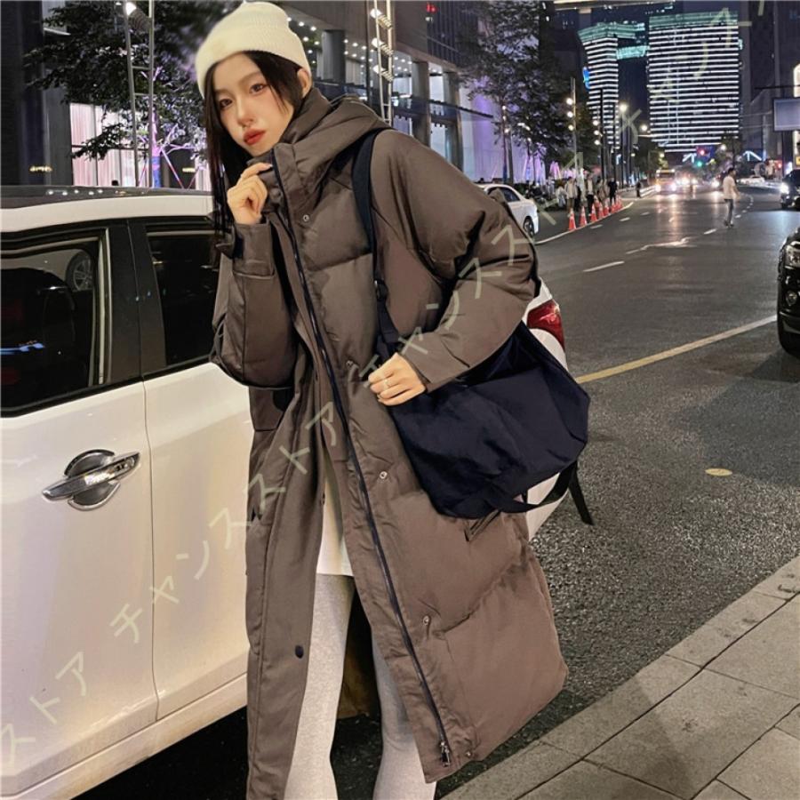 特販激安 軽量 ロング ダウンコート 中綿ジャケット アウター 外套 上着 膝下 オシャレ 女性 上品 ファッション Aライン 着痩せ 秋 冬 冬物 冬服 フード付き 無地 オンライン公式店 Www Superavila Com