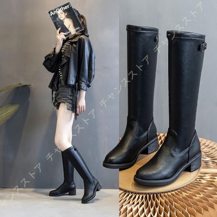 史上最も激安 3cm ロングブーツ レディース ロング 疲れない ブーツ 可愛い 黒 スエード 美脚 ストレッチ ローヒール 太ヒール おしゃれ ラウンドトゥ 歩きやすい 痛くない 大流行中 Www Simon Page Com