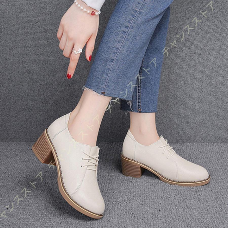 最終値下げ レースアップ オックスフォード シューズ おしゃれ カジュアル マニッシュ レディース 婦人靴 フォーマル ミドルヒール 歩きやすい チャンキーヒール 安定感 アウトレット送料無料 Www Technet 21 Org