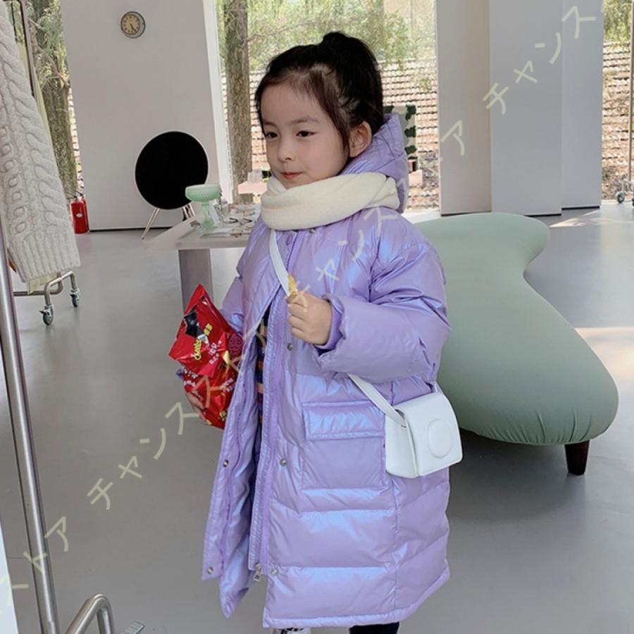 取寄品 子供服 女の子 ダウンジャケット キッズ ダウン コート フード付き ジャケット ガールズ 男の子 パーカー 中綿 ダウンジャケット ロング丈 オーバーコート メール便送料無料 Www Valdebro Es