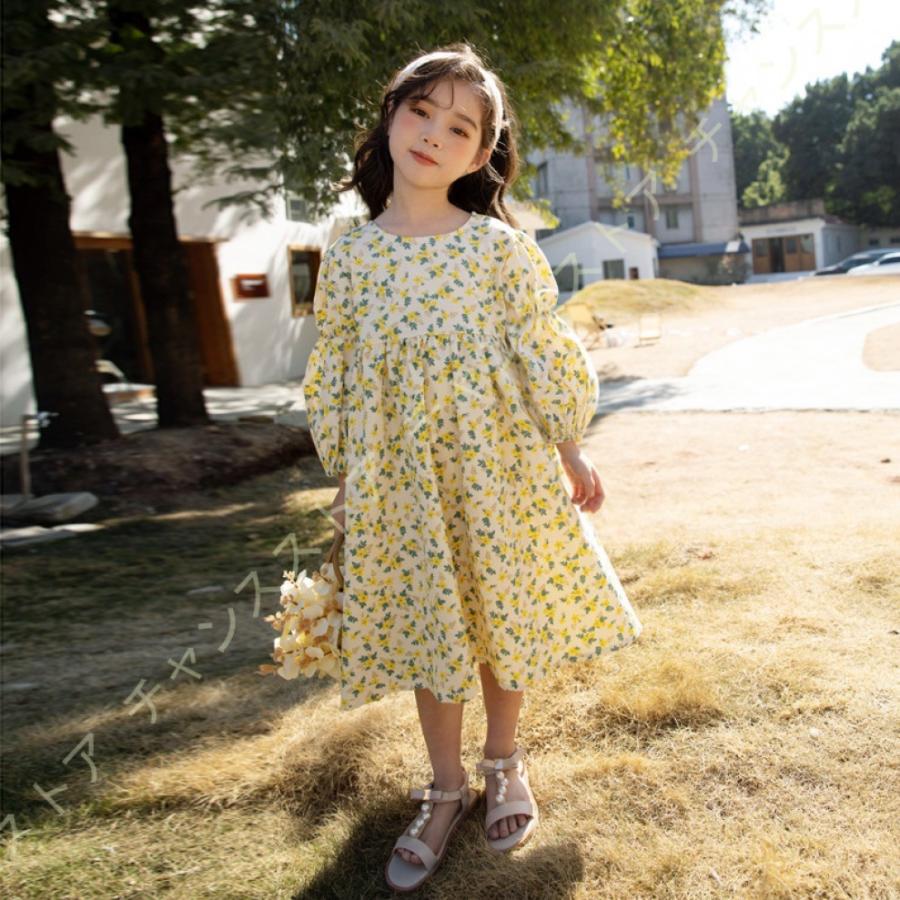 最新発見 洋服 春秋冬 赤ちゃん服 女の子 ベビー服 フレアスカート 花柄 子供服 ワンピース ワンピース サンドレス 可愛い 韓国風 ドレス 長袖 バブル かわいい ワンピース サイズ 1 Www We Job Com