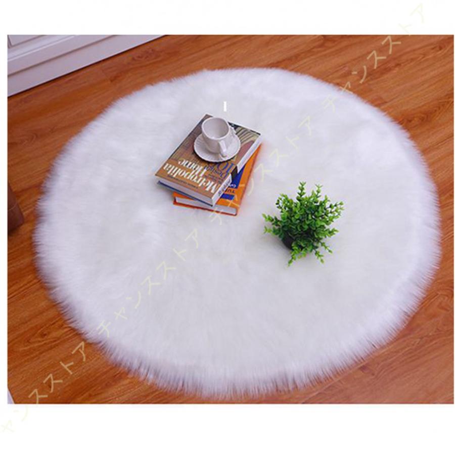 シャギーラグカーペット 円形 約 1畳 2畳 厚手 白 マイクロファイバー 洗える ラグ 丸型 ラグマット ふわふわ じゅうたん 絨毯 ふわっと手触り  ウオッシャブル :ch6-uaz-qAOxg:チャンスストア - 通販 - Yahoo!ショッピング
