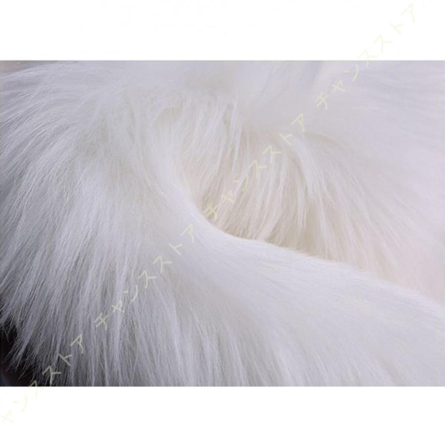 シャギーラグカーペット 円形 約 1畳 2畳 厚手 白 マイクロファイバー 